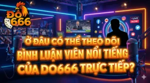 Ở đâu có thể theo dõi bình luận viên nổi tiếng của Do666 trực tiếp?