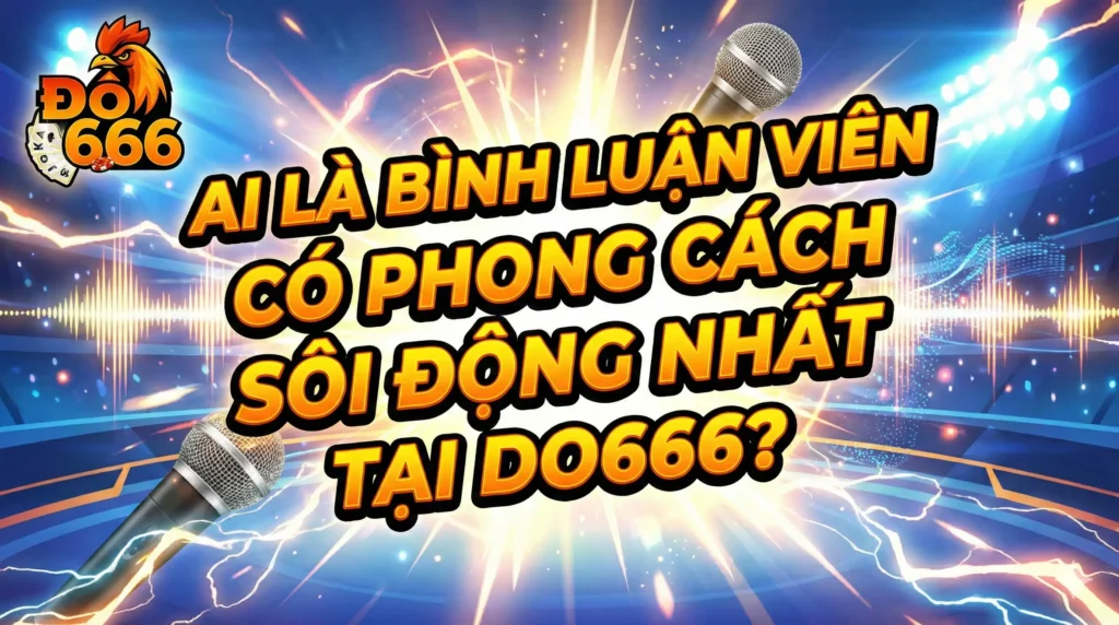 Ai là bình luận viên có phong cách sôi động nhất tại Do666?