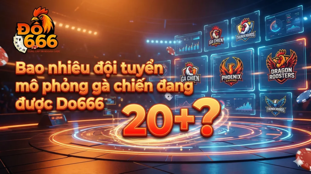 Bao nhiêu đội tuyển mô phỏng gà chiến đang được Do666 tài trợ?