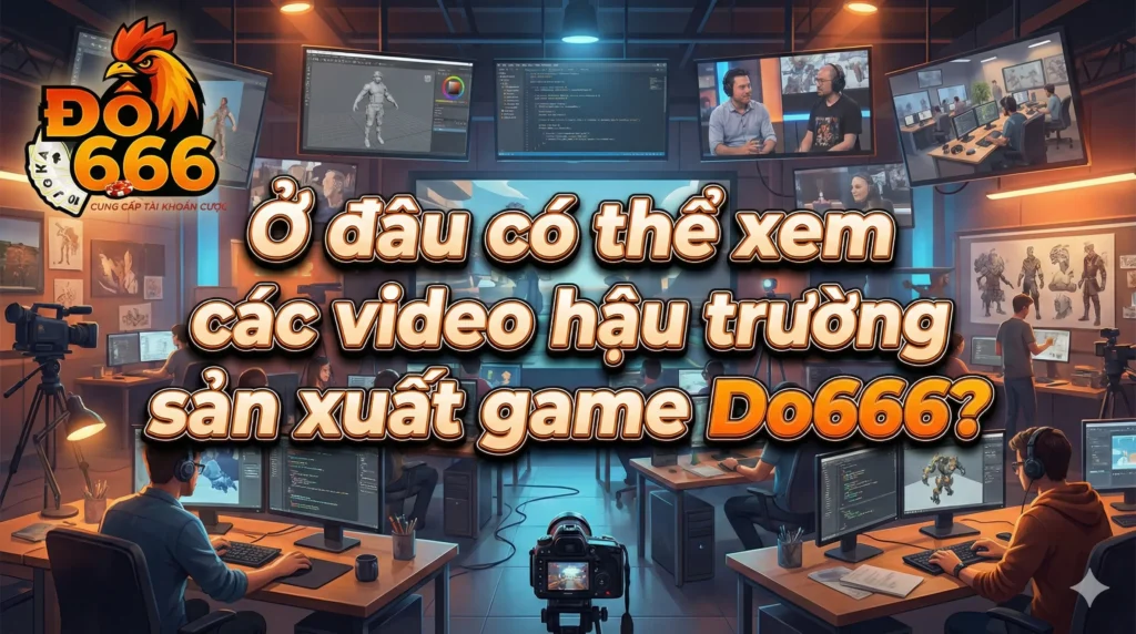 Ở đâu có thể xem các video hậu trường sản xuất game Do666?