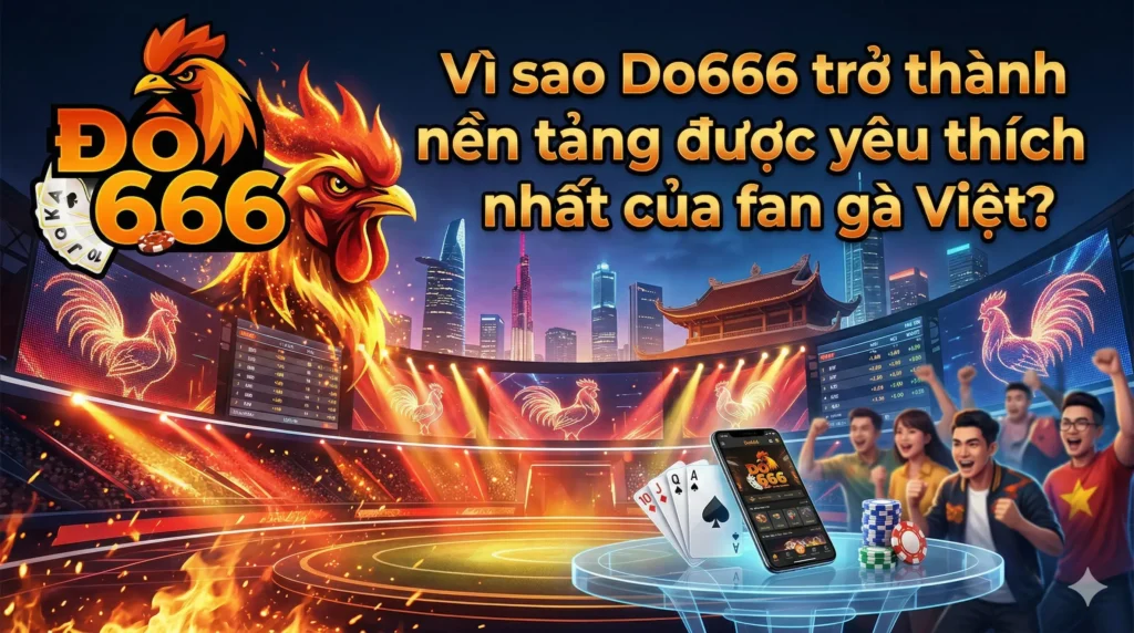Vì sao Do666 trở thành nền tảng được yêu thích nhất của fan gà Việt?