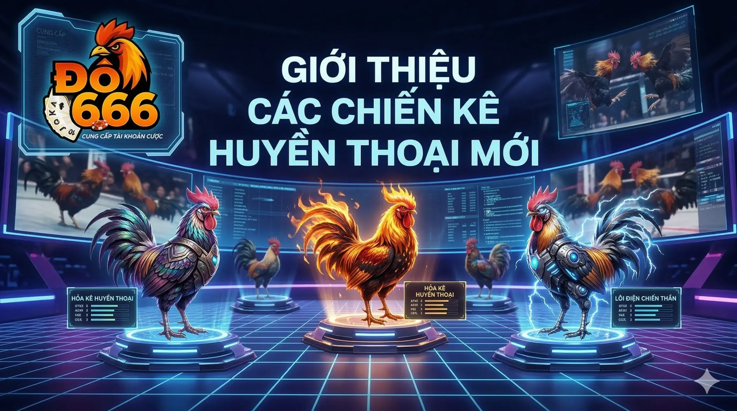 Do666 giới thiệu các chiến kê huyền thoại mới