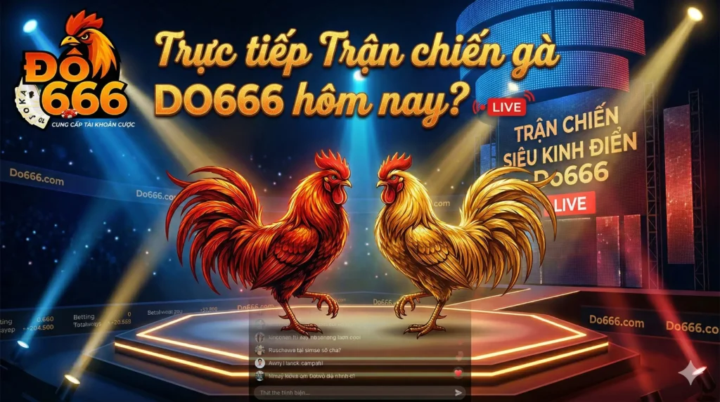 Trực tiếp trận chiến gà Do666 hôm nay